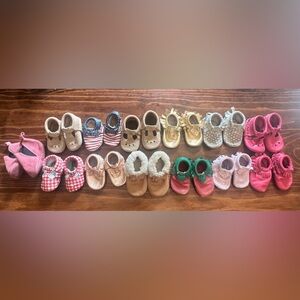 13 pair of Freshly Picked Moccasins